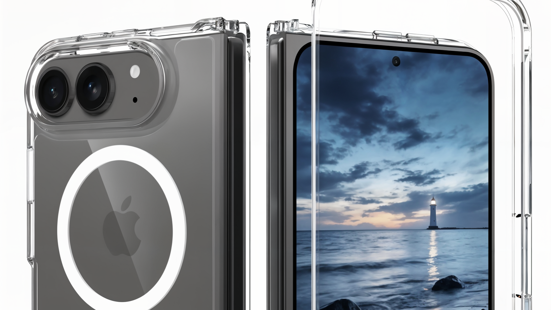 Smartphone, Iphone, Display, Wallpaper, MagSafe, Apple-Logo, Kameramodul, Handyhülle, iPhone-Hülle, Magnetisches-Ladesystem