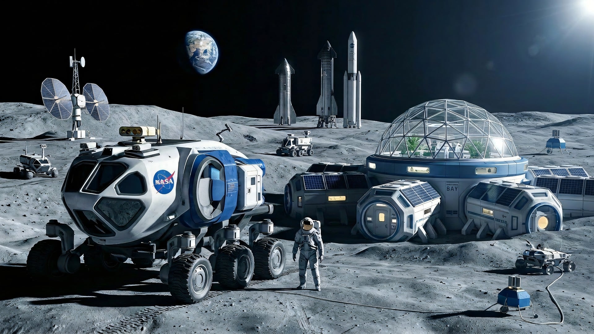 Nasa, Mond, Mondlandung, Artemis, Basis, Mondbasis, Gateway, Lunar Gateway, Moon Base
