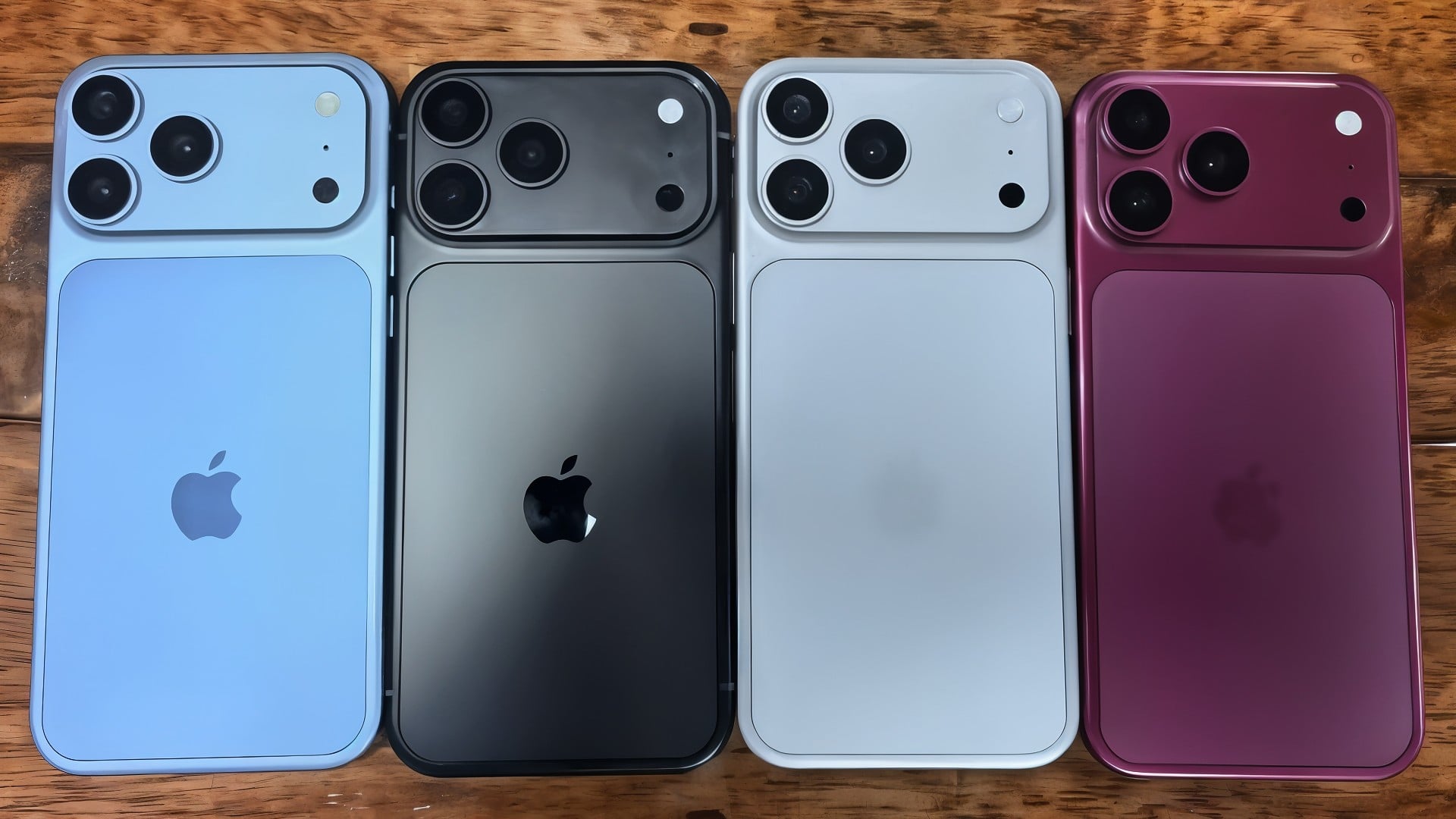 Apple, Apple Watch, iPhone 18 Pro, iPhone 18 Pro Max, Dummy-Modelle, iPhone-Farben, Dark Cherry
