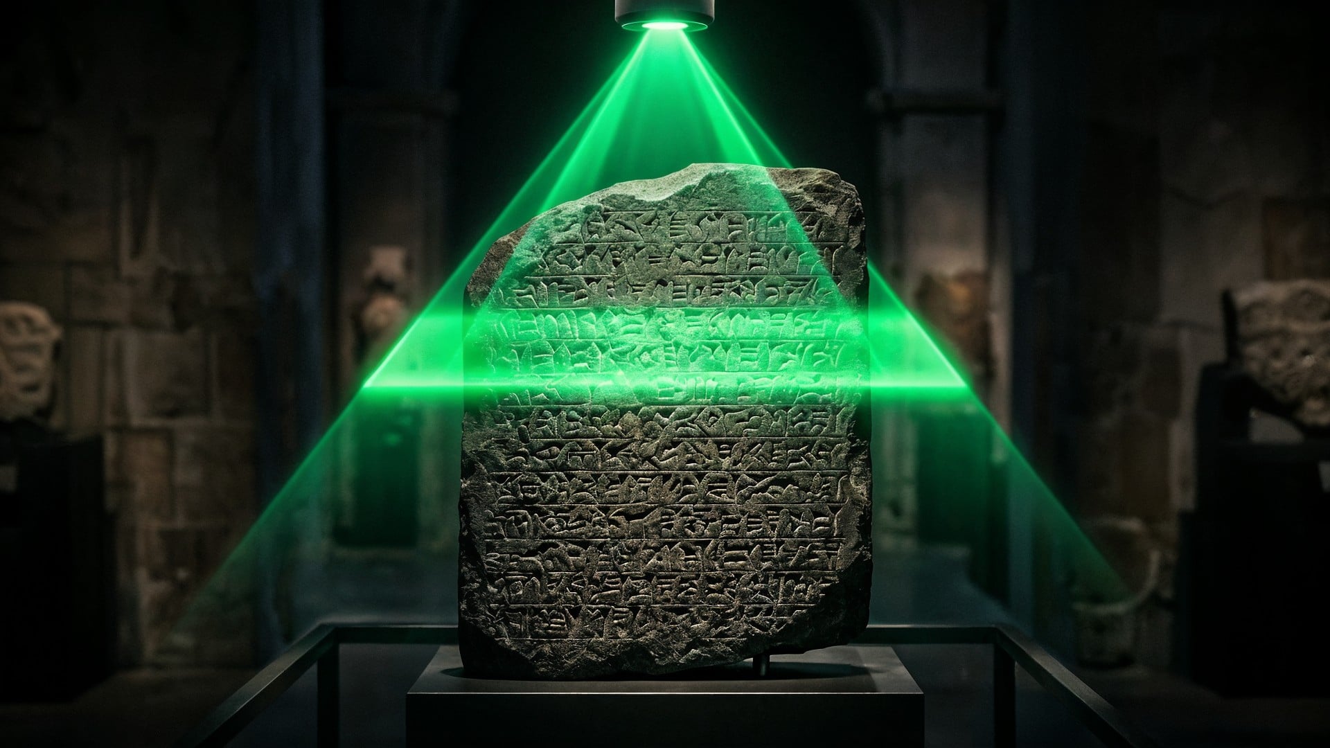 Oberfläche, Dokumentation, Archäologie, Museum, Ausgrabung, Artefakt, Kulturerbe, Keilschrift, Laser-Scanning, Tontafel, 3D-Digitalisierung, Antikes Schriftstück, Epigraphie, Laser-Projektion, Altertumskunde