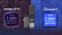 Nur bis 0 Uhr: Waipu.tv verschenkt 1 Jahr Fernsehen & Paramount+