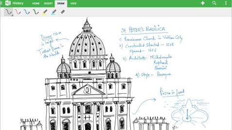 Android, App, OneNote, handschrift