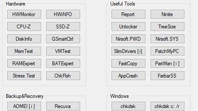 Windows, Reparaturprogramm, Windows Repair Toolbox