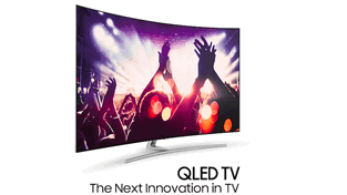 Samsung, Tv, Fernseher, QLED