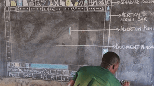 Word, Lehrer, Unterricht, Ghana