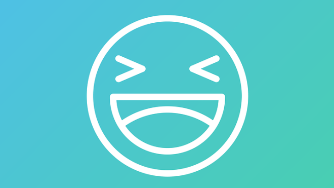 Emoji, Smiley, Haha, lachen