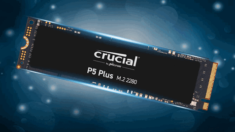 Speicher, Ssd, Flash, Solid State Drive, Speichermedien, NVMe, M.2, PCIe 4.0, V-Nand, Crucial, Crucial P5 Plus