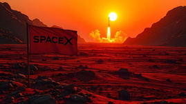 Logo, Weltraum, Raumfahrt, Spacex, Mars, Starship