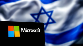 Microsoft, Microsoft Corporation, Flagge, Fahne, Protest, Israel, Gaza