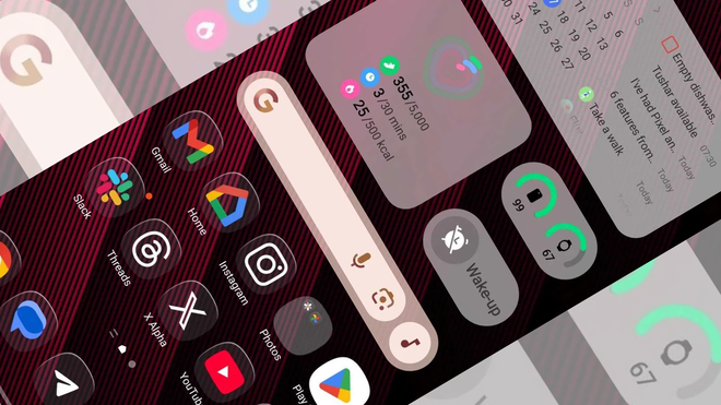 Android, Transparenz, Glass, Liquid Glass, effekt, Samsung One UI, Theme Park, Samsung Good Lock