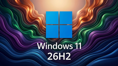 Microsoft, Betriebssystem, Logo, Windows Insider, Upgrade, Hintergrundbild, Windows 11 26H2