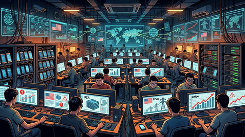 K�nstliche Intelligenz, China, Social Media, OpenAI, ChatGPT, Botnetz, Rechenzentren, Desinformation, Energiepolitik, Strompreise, Botfarm, Bot-Netzwerk