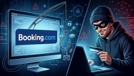 Laptop, Hacker, �berwachung, Verschl�sselung, Cybercrime, Phishing, Cybersicherheit, passwort, Kreditkarte, Datenleck, Identit�tsdiebstahl, Booking.com, Online-Buchung