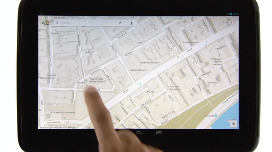 Das neue Google Maps für Android Tablets