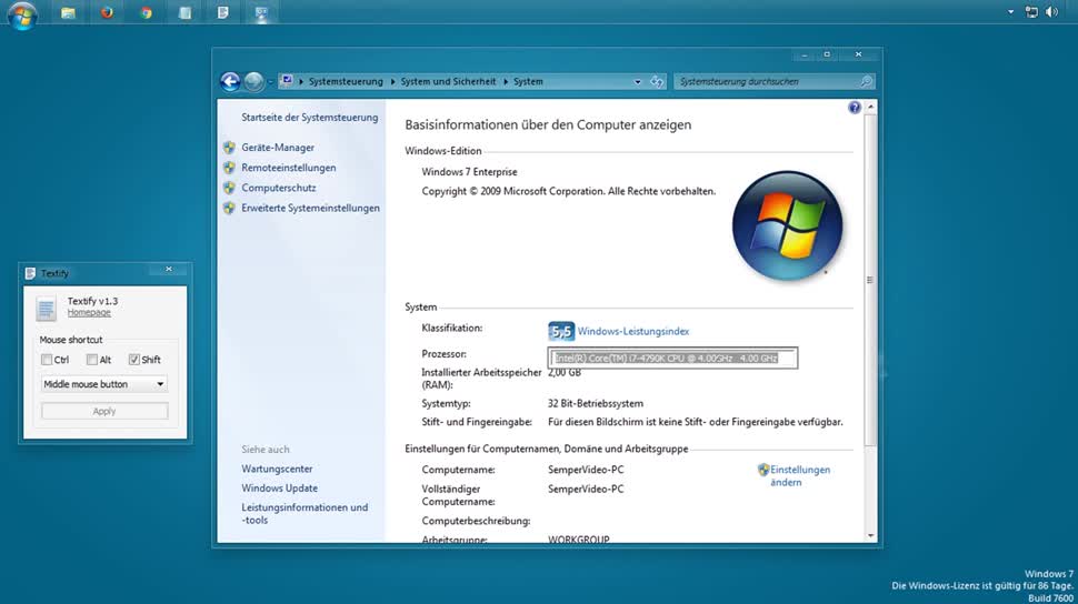 So kopieren Sie Texte aus Dialogboxen