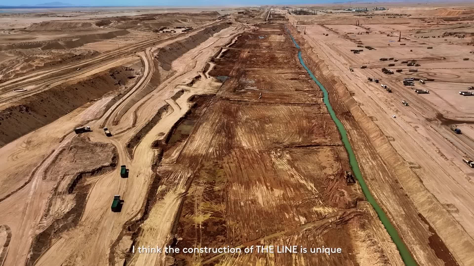 Gebäude, Februar 2024, Saudi Arabien, Saudi-Arabien, The Line, Neom