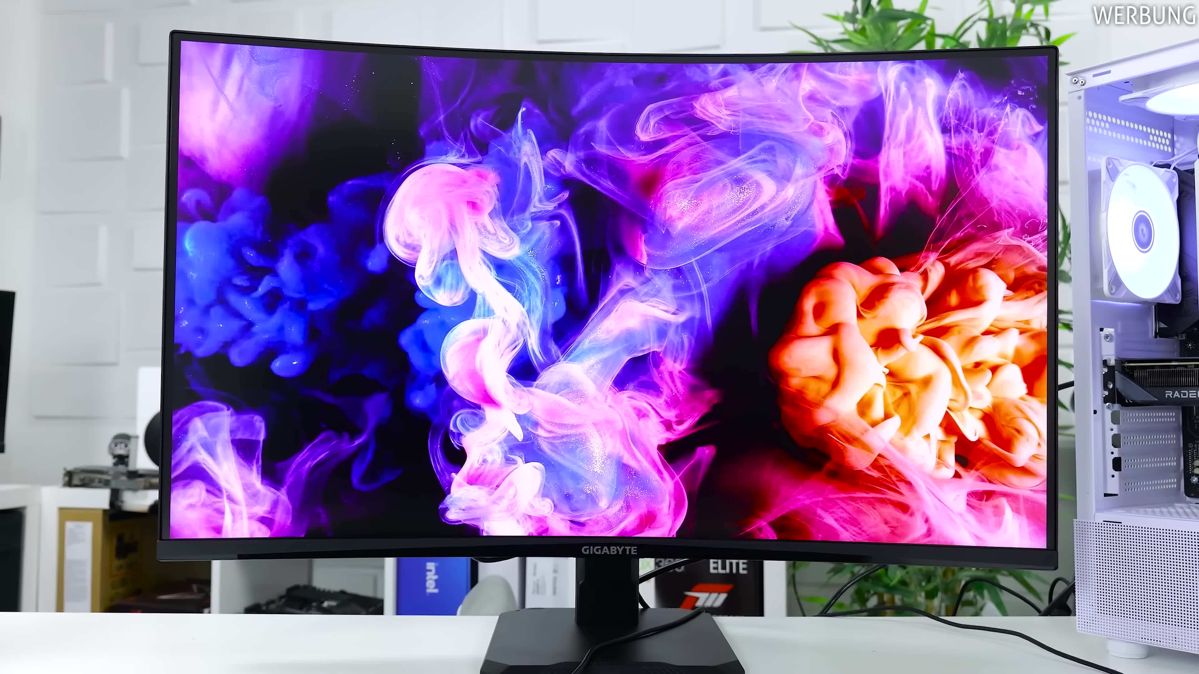 Gaming, Hdmi, Zenchillis Hardware Reviews, Zenchilli, Bildwiederholrate, Displayport, WQHD, Gaming Monitor, Curved Monitor, Hardware Test, Gigabyte GS32QCR, VA Panel, 180 Hz, Budget Monitor, Konsolen Gaming, VESA Mount