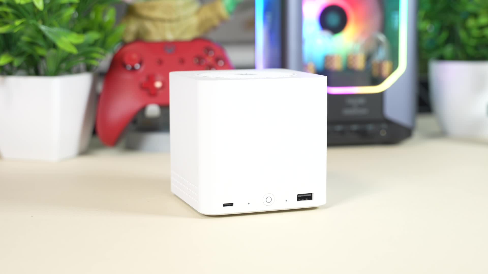 Windows 11, Hdmi, Mini PC, Wi-Fi 6, Nas, Heimnetzwerk, Intel N150, Kompakter PC, Beelink ME Mini, SSD Speicher, Mini Server, Crucial SSD, Tower Design, PCIe Slots, Heimserver