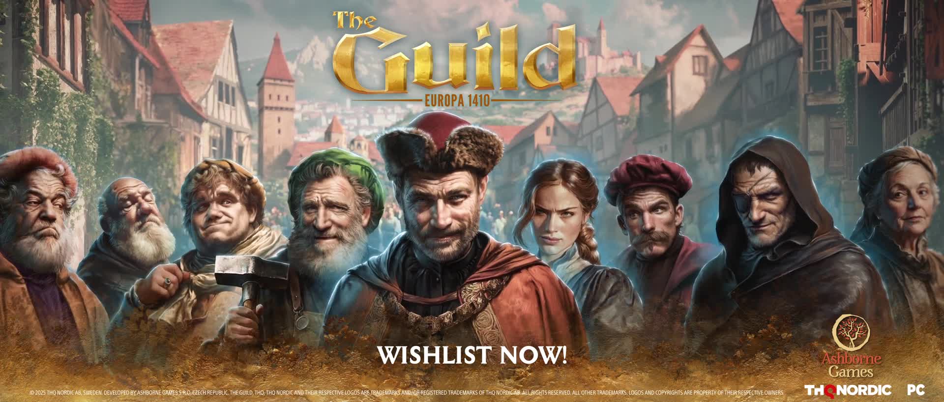 Trailer, Strategiespiel, Simulation, THQ Nordic, Thq, Die Gilde - Europa 1410, Die Gilde, Europa 1410, The Guild, Ashborne Games