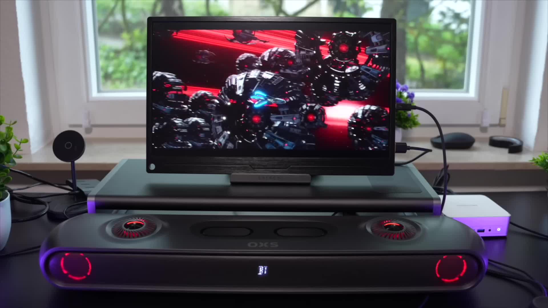 Audio, Timm Mohn, Soundbar, Heimkino, Subwoofer, Gamescom 2025, Gaming Zubehör, LED Beleuchtung, OXS Audio, Thunder Pro, Gaming Audio, Neck Speaker, 25 Zoll, Satellitenlautsprecher, Audio System, Thunder Pro+