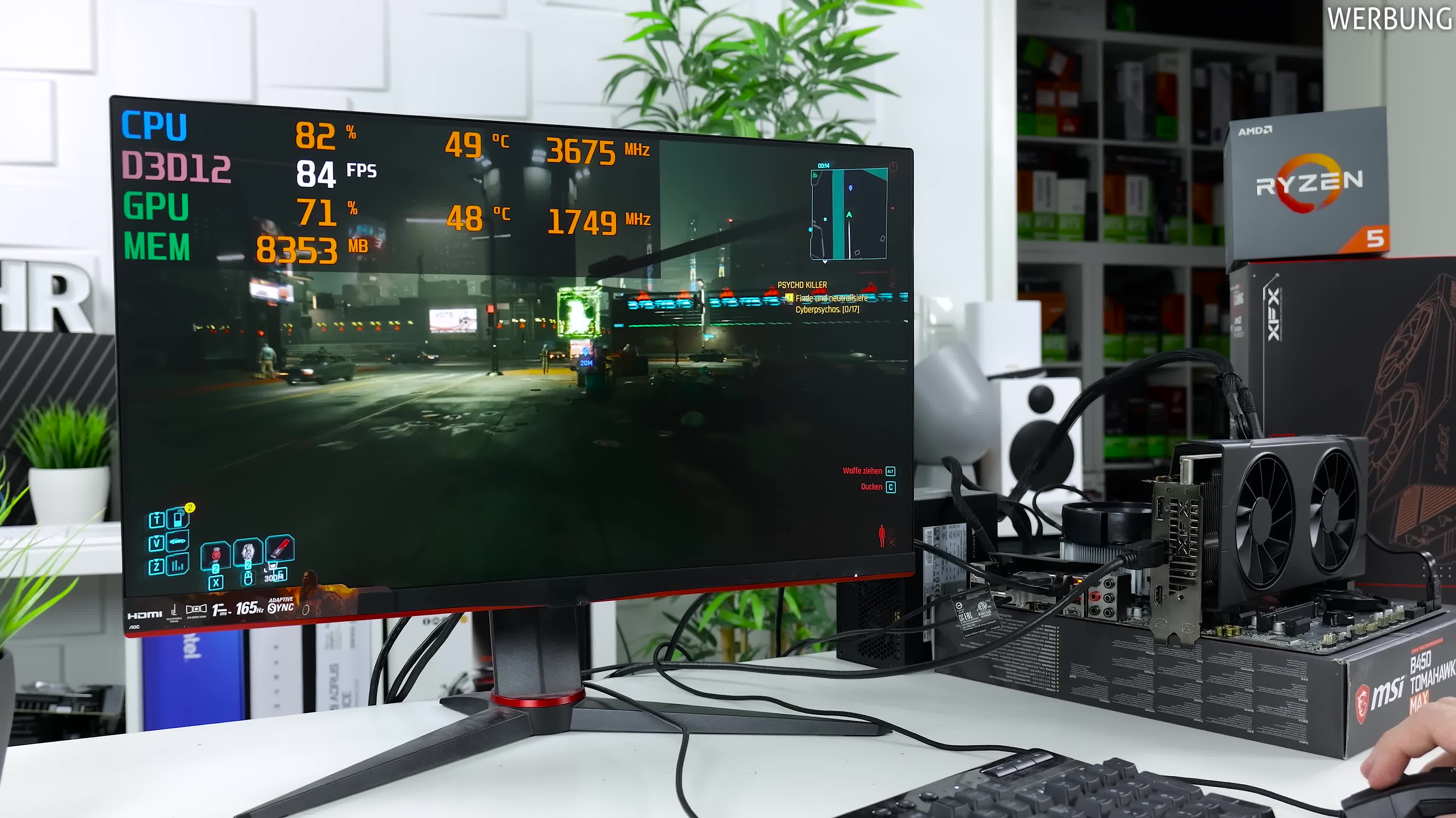 Cyberpunk 2077, Raytracing, Zenchillis Hardware Reviews, Zenchilli, call of duty modern warfare 3, Gaming Performance, PCIe 3.0, FSR, AMD Ryzen 5 2600, QHD Gaming, Systemupgrade, XFX Swift RX 9060 XT, Bottleneck Analyse, CPU Limit, Full HD Gaming, AM4 Plattform