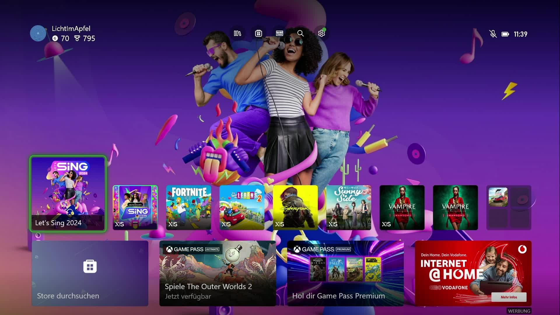 Nintendo Switch, PlayStation 5, Xbox Series X, Timm Mohn, Musikspiel, Sarah Connor, Karaoke Spiel, Story Modus, Let's Sing 2026, VIP Pass, Karaoke Modus, LS Fest, Smartphone Mikrofon, Tote Hosen, Nina Chuba, Soundtown