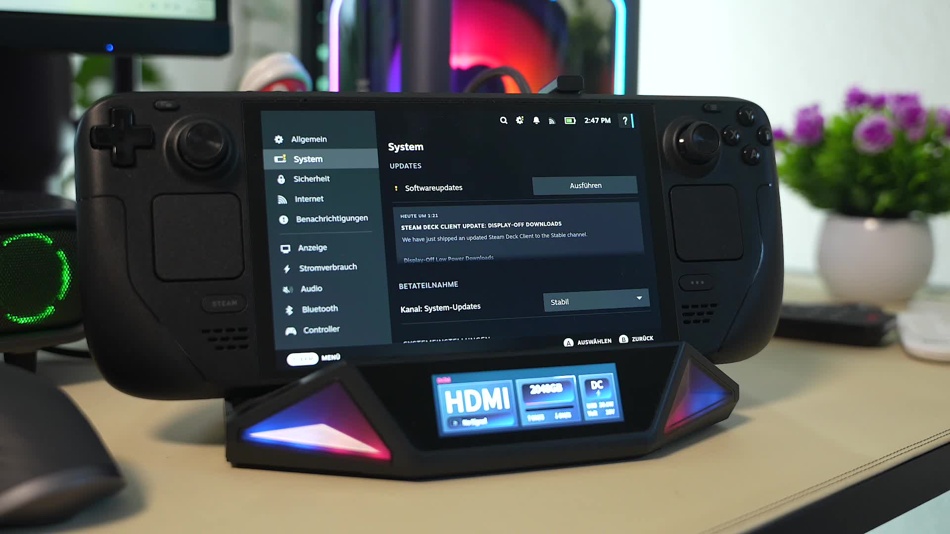 Gaming, Test, Spielekonsole, Timm Mohn, Touchscreen, Kickstarter, Hdmi, Lüfter, Steam Deck, Docking Station, Kühlsystem, Power Delivery, USB Ports, SSD Erweiterung, Chizha Mount Ling Dock, PC Modus