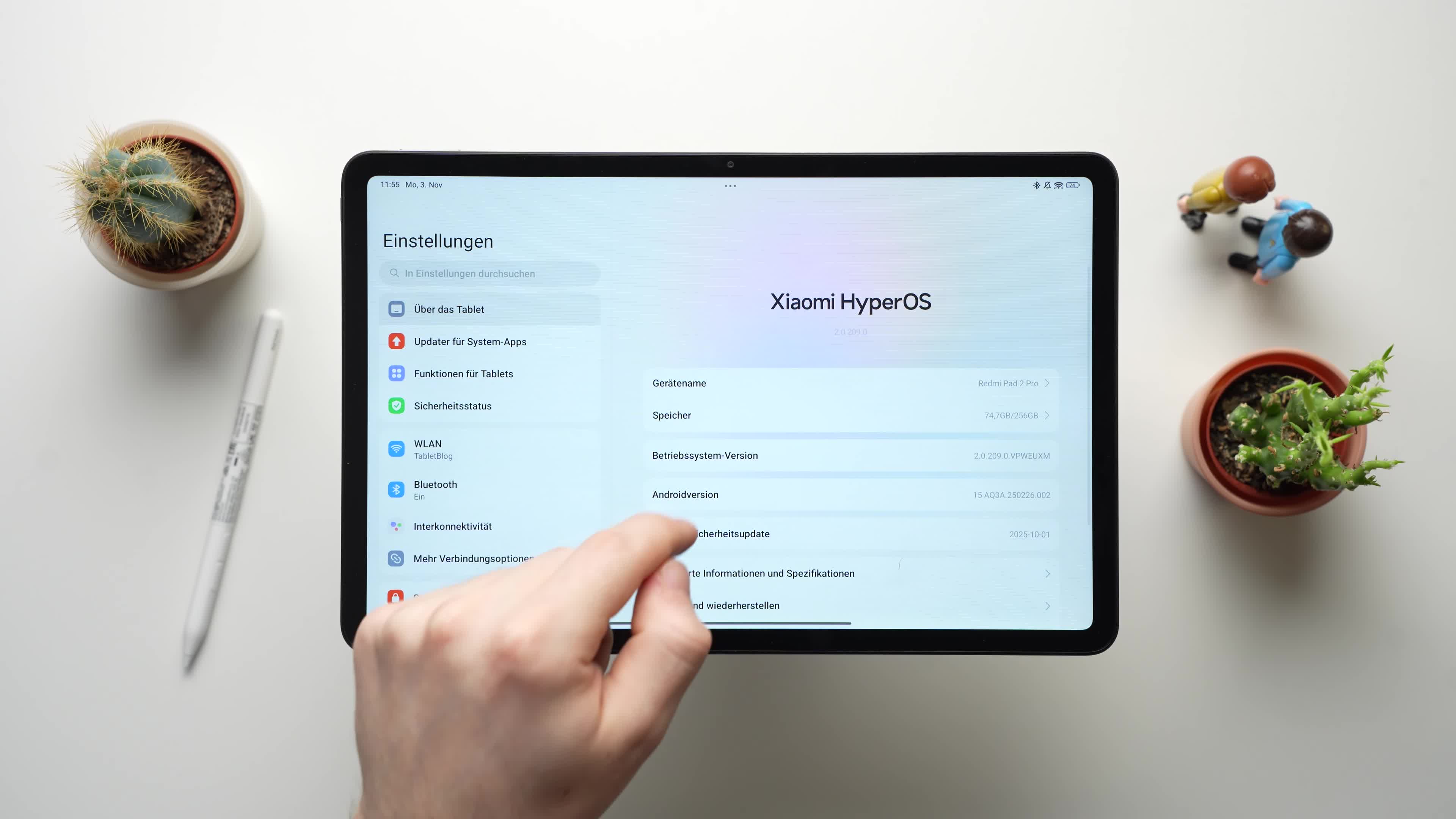 Tablet, Andrzej Tokarski, Tabletblog, Android 15, Dolby Atmos, Tablet Test, LCD Display, Tablet Gaming, Budget Tablet, Snapdragon 7S Gen 4, Tablet Akkulaufzeit, Xiaomi Redmi Pad 2 Pro, 12 Zoll Tablet, Hyper OS 2, Multimedia Tablet, Smart Pen, Bluetooth Tastaturcover, Tablet Performance