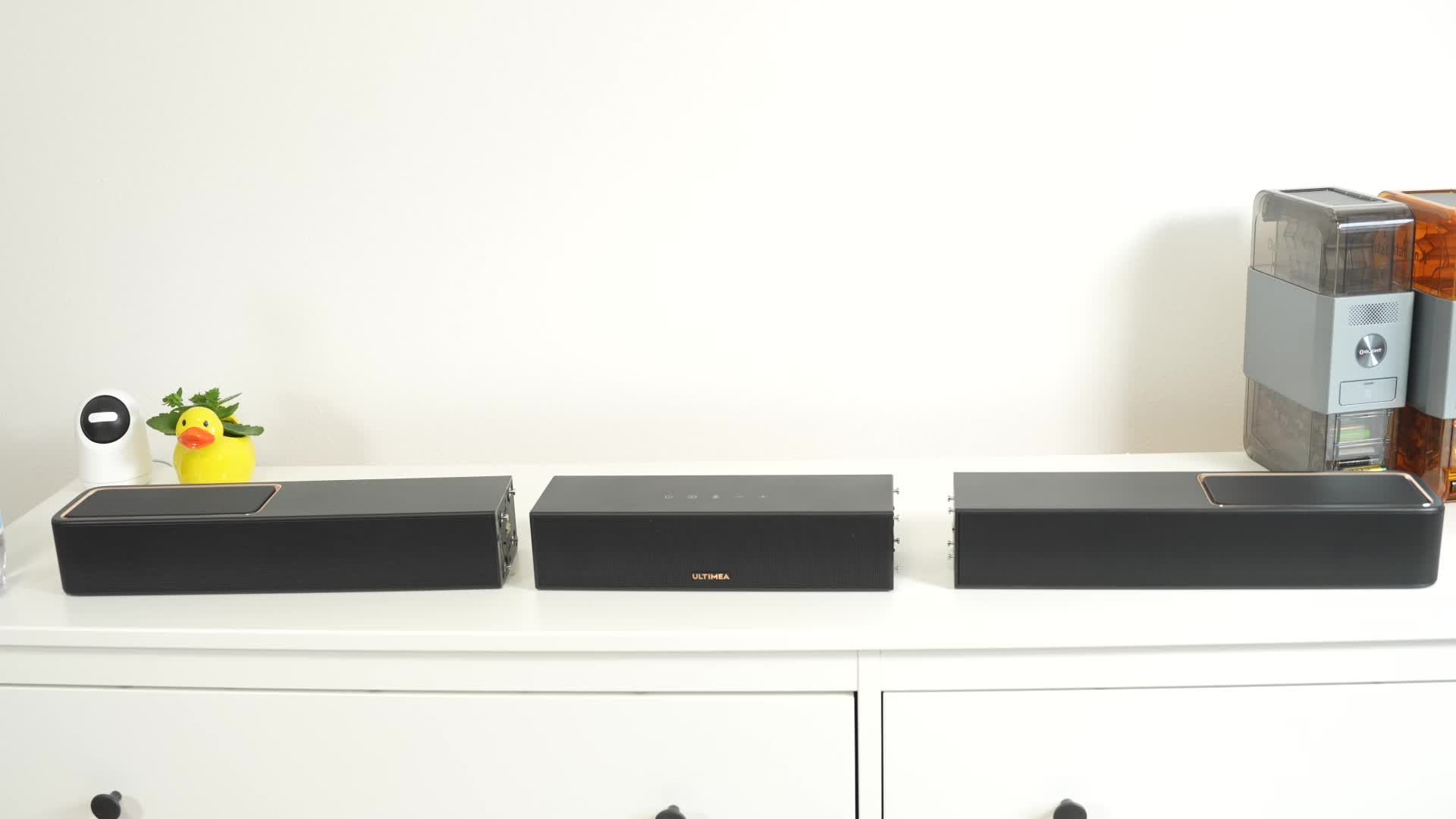 Lautsprecher, Hdmi, Heimkino, Soundbar, Dolby Atmos, soundsystem, Subwoofer, Surround Sound, Ultimea, Heimkinosystem, Audiotest, Ultimea Skywave X70, XUpmix, 10 Band Equalizer, Skywave X100