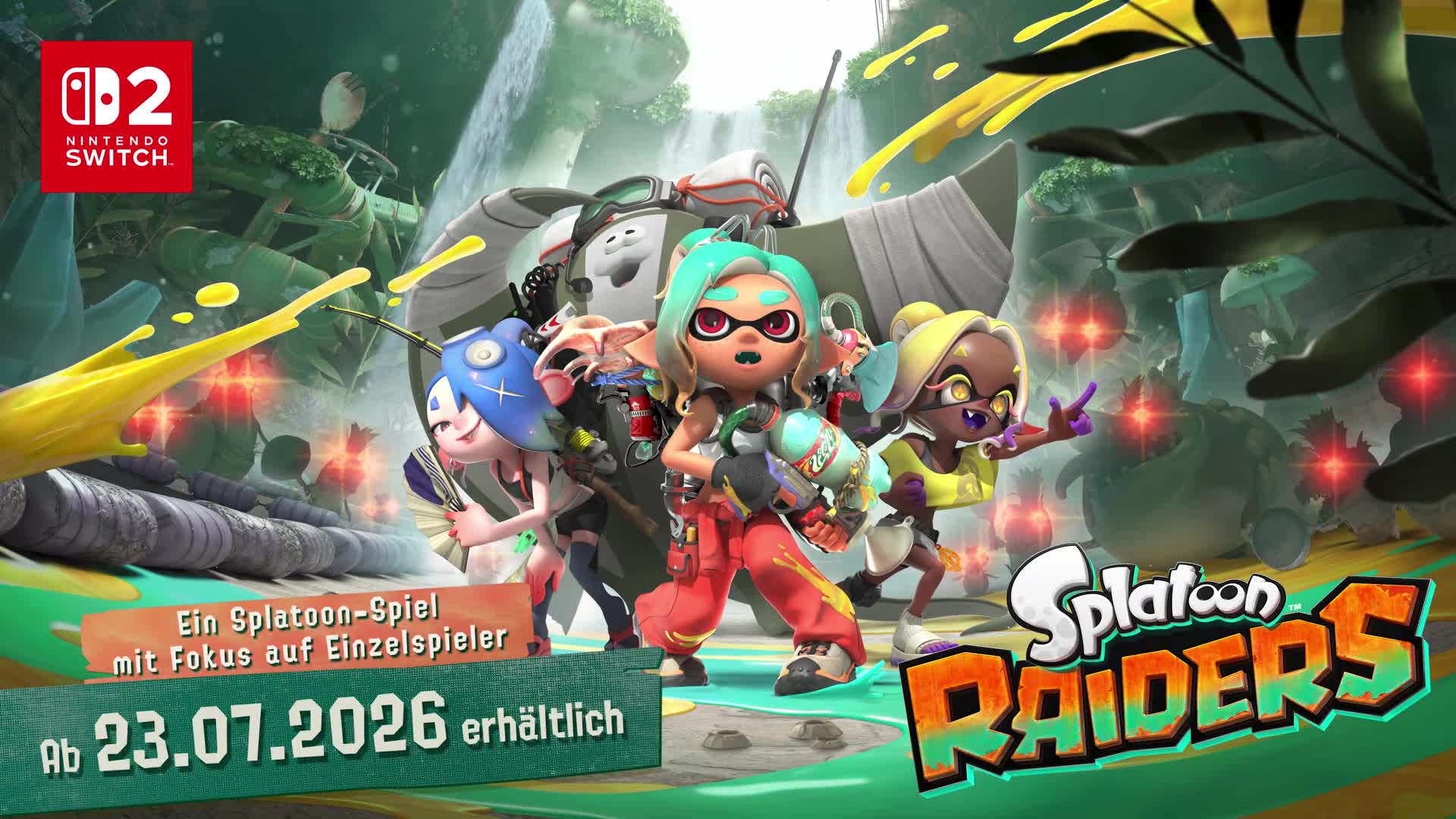 Trailer, Nintendo, Nintendo Switch, actionspiel, Switch, Nintendo Switch 2, Switch 2, Splatoon, Splatoon Raiders